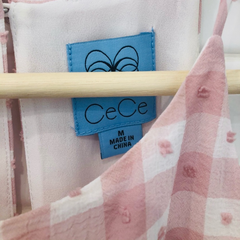 CeCe Ruffled Gingham-Plaid Dress - Picture 7 of 10